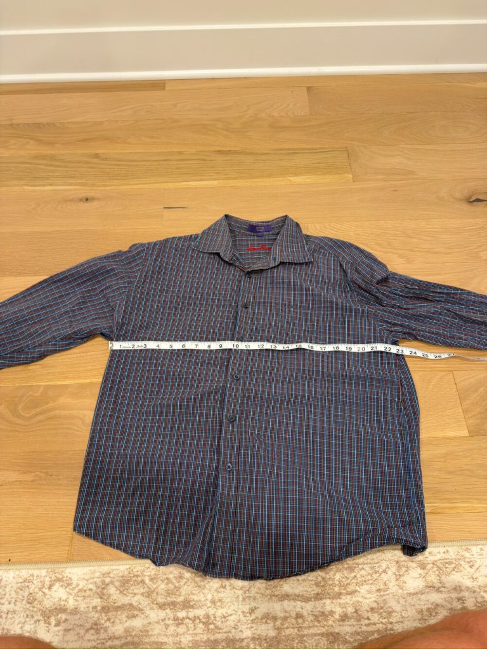 Blue/purple button down - Picture 3 of 3
